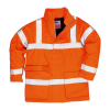 Portwest S778 Bizflame Rail FR AS Waterproof Hi-Vis Orange Jacket - XS