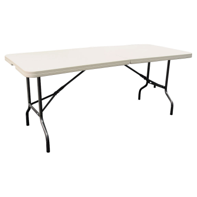 Plastic Foldable Table - 6ft - White