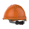 JSP EVO3 Vented Wheel Ratchet Safety Helmet - Orange