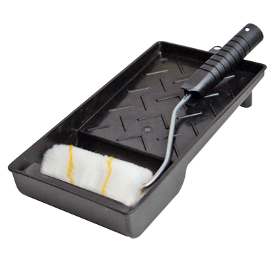 Paint Roller and Tray Set - 4 inch