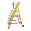 Superglas All Round Platform Steps - 3 Treads - 1.87 Metres
