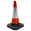 Orange E Traffic Cone - 1 Part - 750mm