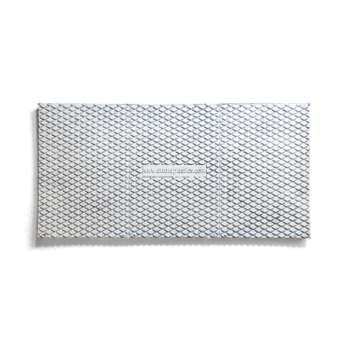 White ClearPath Mat Zebra Crossing - 1200 x 600 x 22mm