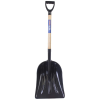 Snow Shovel - Plastic with Wooden Handle