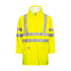 Lyngsoe FR-LR55 FR AS Waterproof Hi-Vis Rain Jacket - Yellow / S
