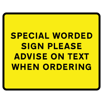 Jazz Sign Complete Clipped - Special Black on Yellow - 1050 x 750mm
