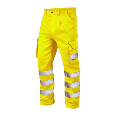 Jafco FlameAwear FR AS Arc 4kA Hi-Vis Yellow Cargo Trousers - Short Leg / 28"