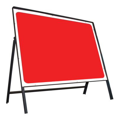 Jazz Sign Complete Riveted - Special White on Red - 1050 x 750mm
