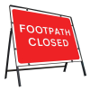 Jazz Sign Complete Clipped - Footpath Closed - 600 x 450mm