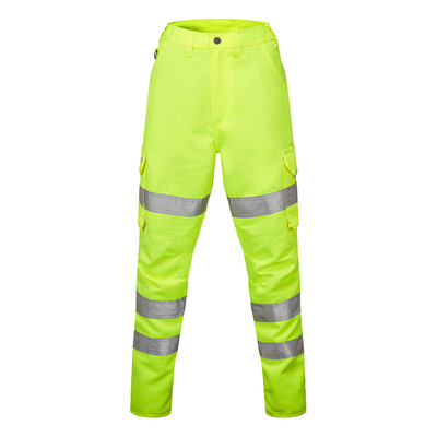 Leo Pennymoor Women's Hi-Vis Cargo Trousers - Yellow