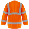Jafco FR Velcro Hi-Vis Long-Sleeved Waistcoat - Orange