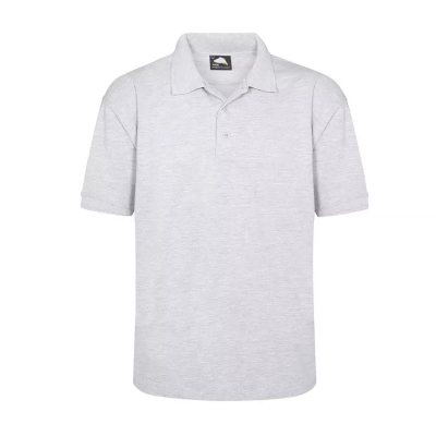 Orn Eagle Premium Short Sleeve Polo Shirt - Ash Grey / 5XL