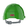 JSP EVOLite Vented Slip Ratchet Safety Helmet - Green