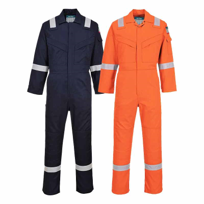 Portwest FR21 Bizflame FR AS Lightweight Coverall - Navy / Regular Leg / S