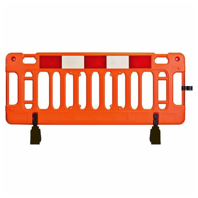 Mergon Barrier with Standard Feet - Orange - 2 Metres