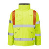Leo Portmore 4K Waterproof Hi-Vis Red Braced Yellow Bomber Jacket