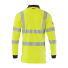 Q-Flame FR AS Arc 4kA Hi-Vis Long Sleeve Yellow Polo Shirt - M
