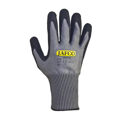 Jafco Dytec Sandy Nitrile Palm Safety Gloves - Cut Level F - Medium / Size 8