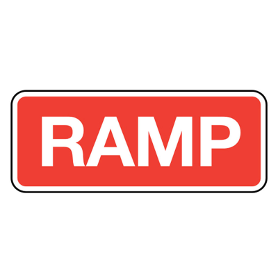 Jazz Sign Plate 300mm Centres - Ramp - 1050 x 450mm