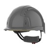 JSP EVOLite Vented Wheel Ratchet Safety Helmet - Grey