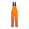 Lyngsoe FR-LR59 FR AS Waterproof Hi-Vis Bib Trousers - Orange / 4XL
