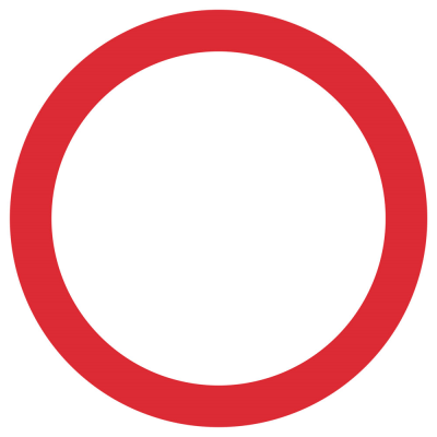 Jazz Circle Sign Plate 300mm Centres - MPH Blank - 750mm