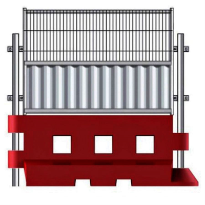 GB2 Barrier 50/50 Panel - White