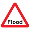 Jazz Triangle Sign Plate 300mm Centres - Flood - 750mm
