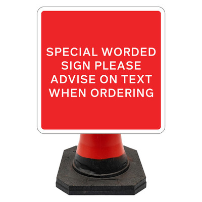 Hangman Square Sign Plate - Special - 600mm