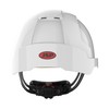 JSP EVOLite Vented Wheel Ratchet Safety Helmet - White