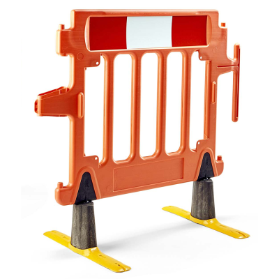 Avalon Barrier with ClearPath Extra Feet - Orange - 2 Metres
