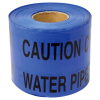 Caution Water Pipe Below Tape - 150mm x 365 Metres