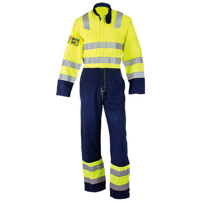 Jafco FlameAwear Women's FR AS Arc 4kA Hi-Vis Yellow / Navy Two-Tone Coverall