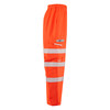 Leo Instow Rail 15K Waterproof Breathable Hi-Vis Orange Cargo Overtrousers