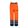 Sioen Hovi FR AS Arc Waterproof Breathable Hi-Vis Orange / Navy Rain Trousers - S