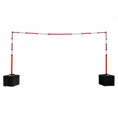 Goalpost Height Restriction Kit with MetroBlok Bases & Bunting