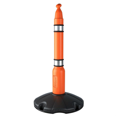 Skipper Cone Orange Post and Base - 1 Metre