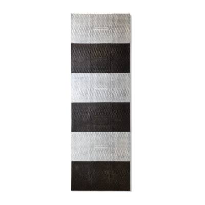 White ClearPath Mat Zebra Crossing - 1200 x 600 x 22mm