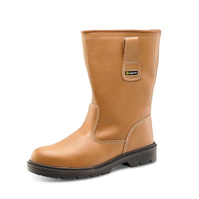 Beeswift RBUS Unlined Unisex Tan Safety Rigger Boots