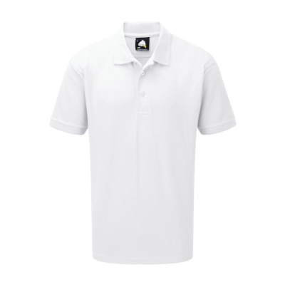 Orn Eagle Premium Short Sleeve Polo Shirt - White / 2XL