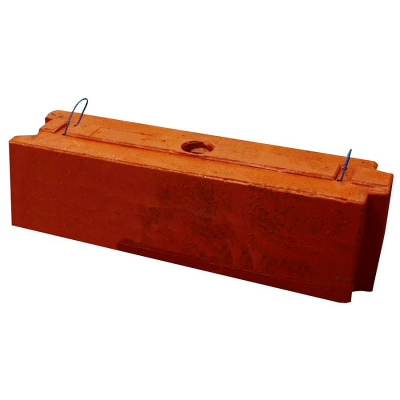 Traffic Log Red - 40kg - 1 Metre