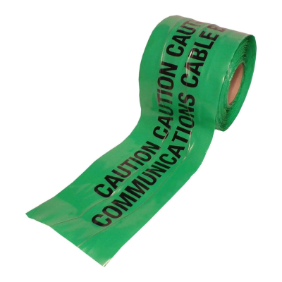 Caution Communications Cable Below Tape - 150mm x 365 Metres