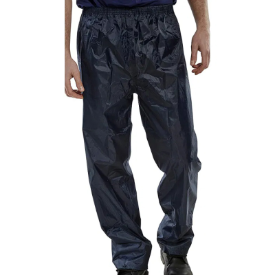 Stormbreak Lightweight Nylon Rain Overtrousers - Navy / S