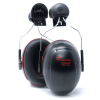 Centurion Sana Helmet Mounted Ear Defenders Black / Red - 34dB SNR