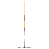 Rake Asphalt Square Tooth WOOD Handle
