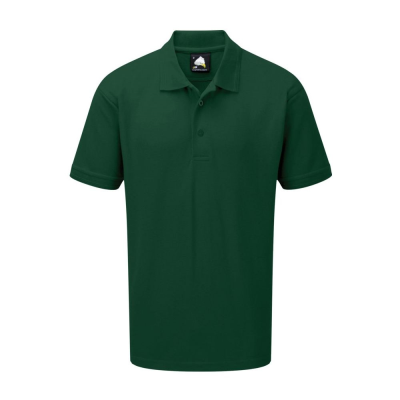 Orn Eagle Premium Short Sleeve Polo Shirt - Bottle Green / XL