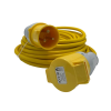 (10826) Extension 4mm Cable 32amp Plug 110v Lead x 14metres