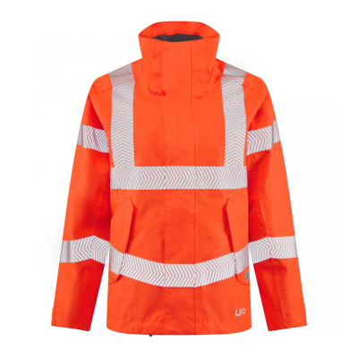 Leo Rosemoor Women's Hi-Vis Waterproof Breathable Jacket - Orange