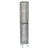 Mesh Locker - 1980 x 305 x 305mm - 2 Door