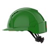 JSP EVOLite Vented Wheel Ratchet Safety Helmet - Green